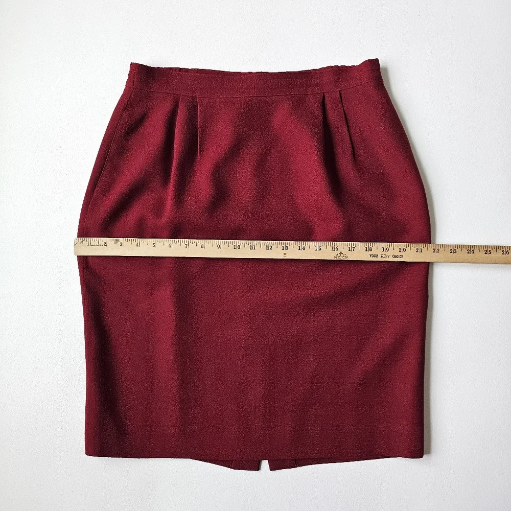 Vintage Talbots 100% Worsted Wool Pencil Skirt – Size 14 – Made in USA